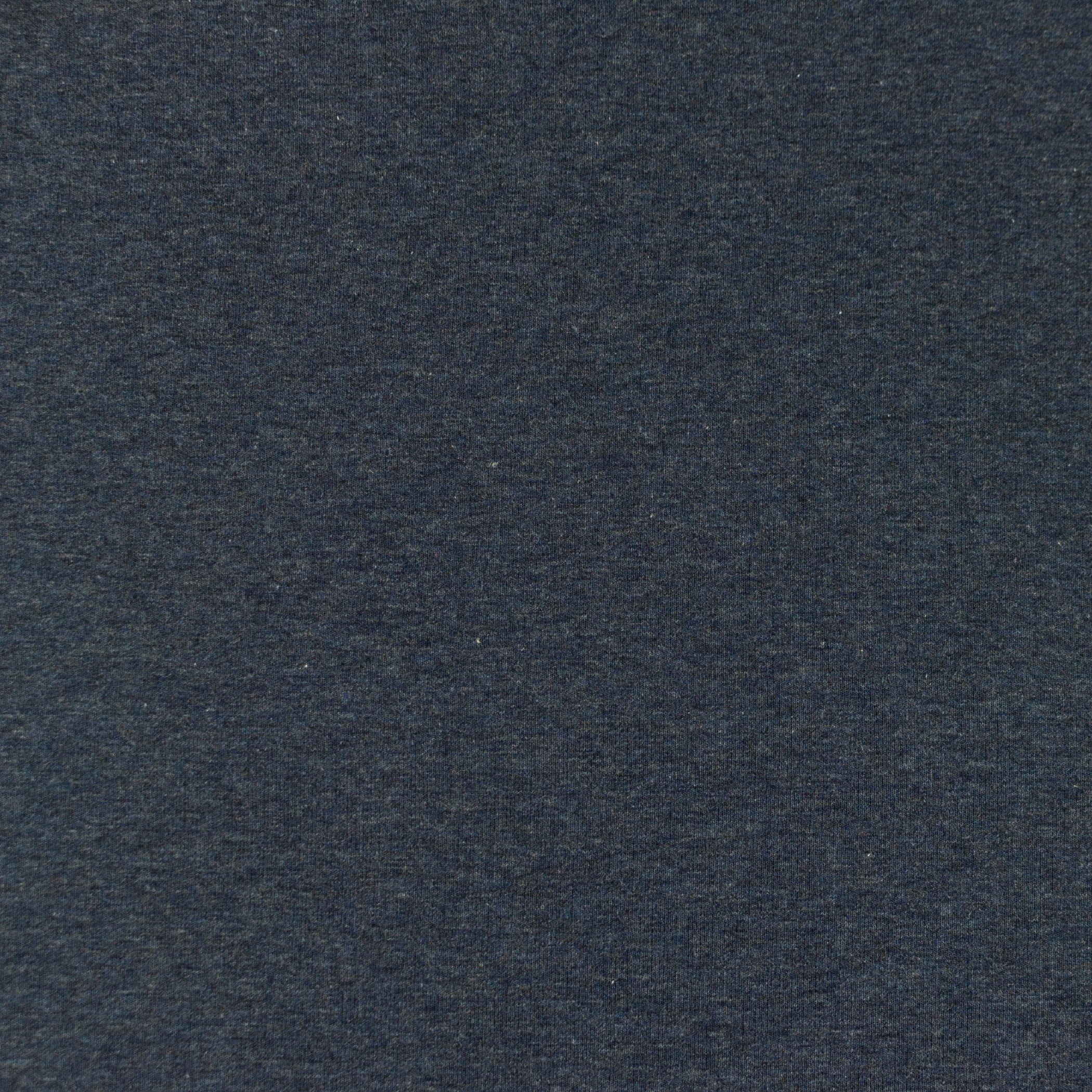 Jersey Uni Melange (Dunkel Blau)